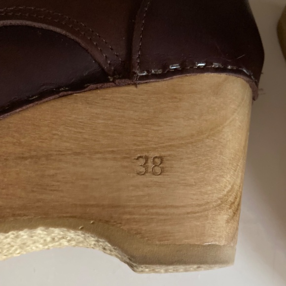 No. 6 Deep Malbec Lace up W/Kiltie Clog Boots Women’s Size 38 Beautiful! - Picture 5 of 12